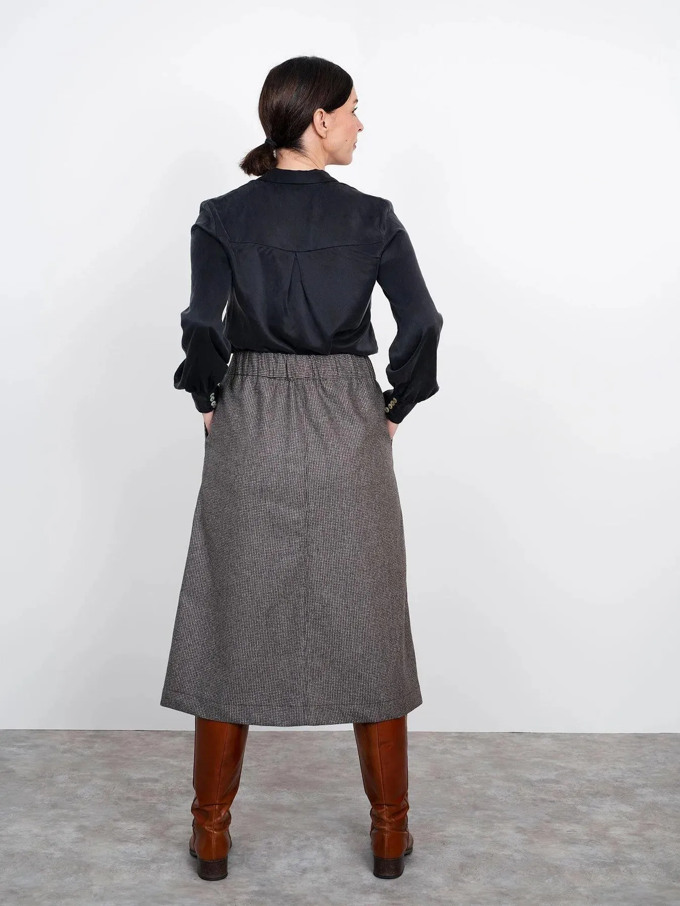 A Line Midi Skirt - Sewing Patterns | The Assembly Line