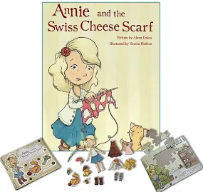 Annie and the Swiss Cheese Scarf: Deluxe Gift Set