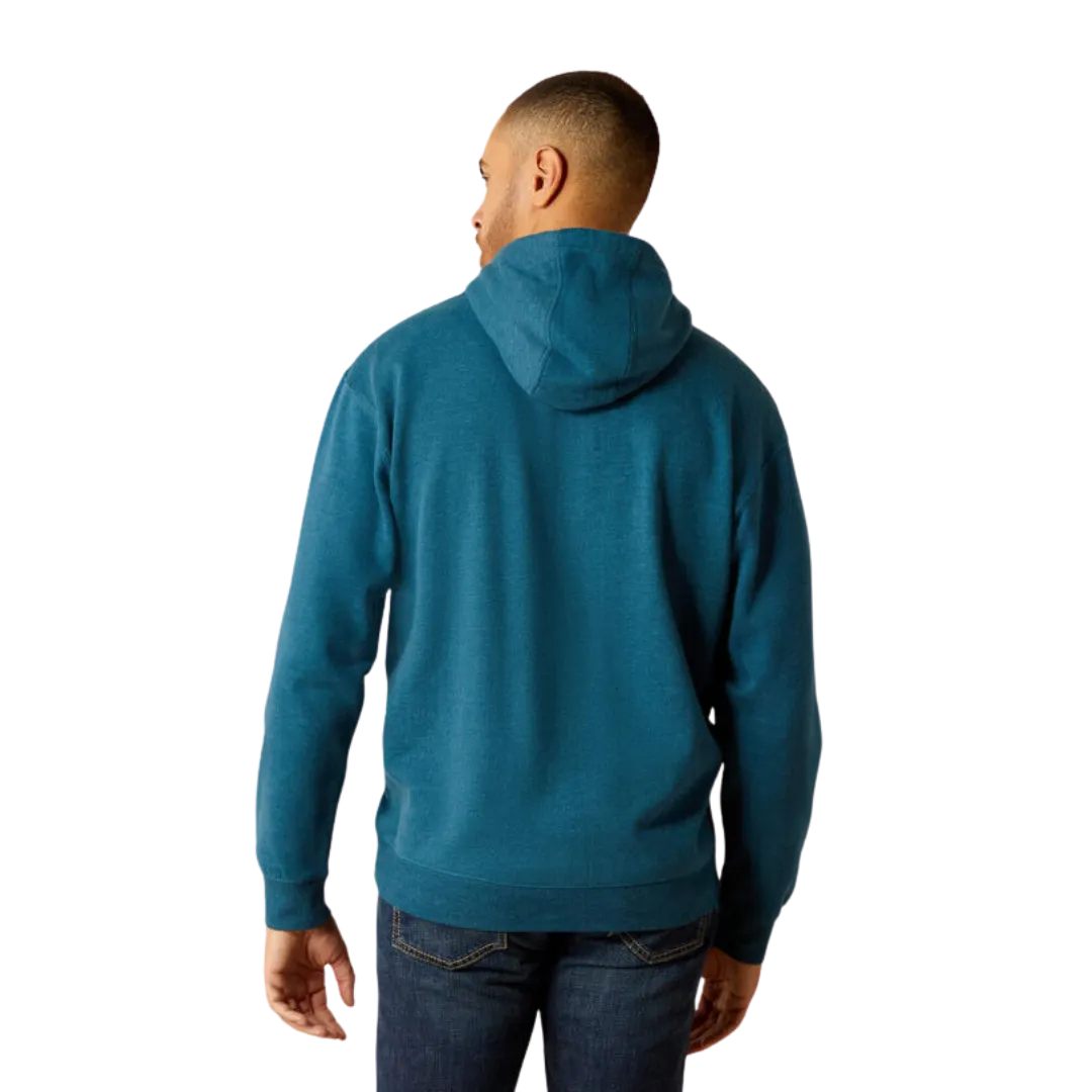 Ariat Men's Bison Plains Hydran Heather Hoodie