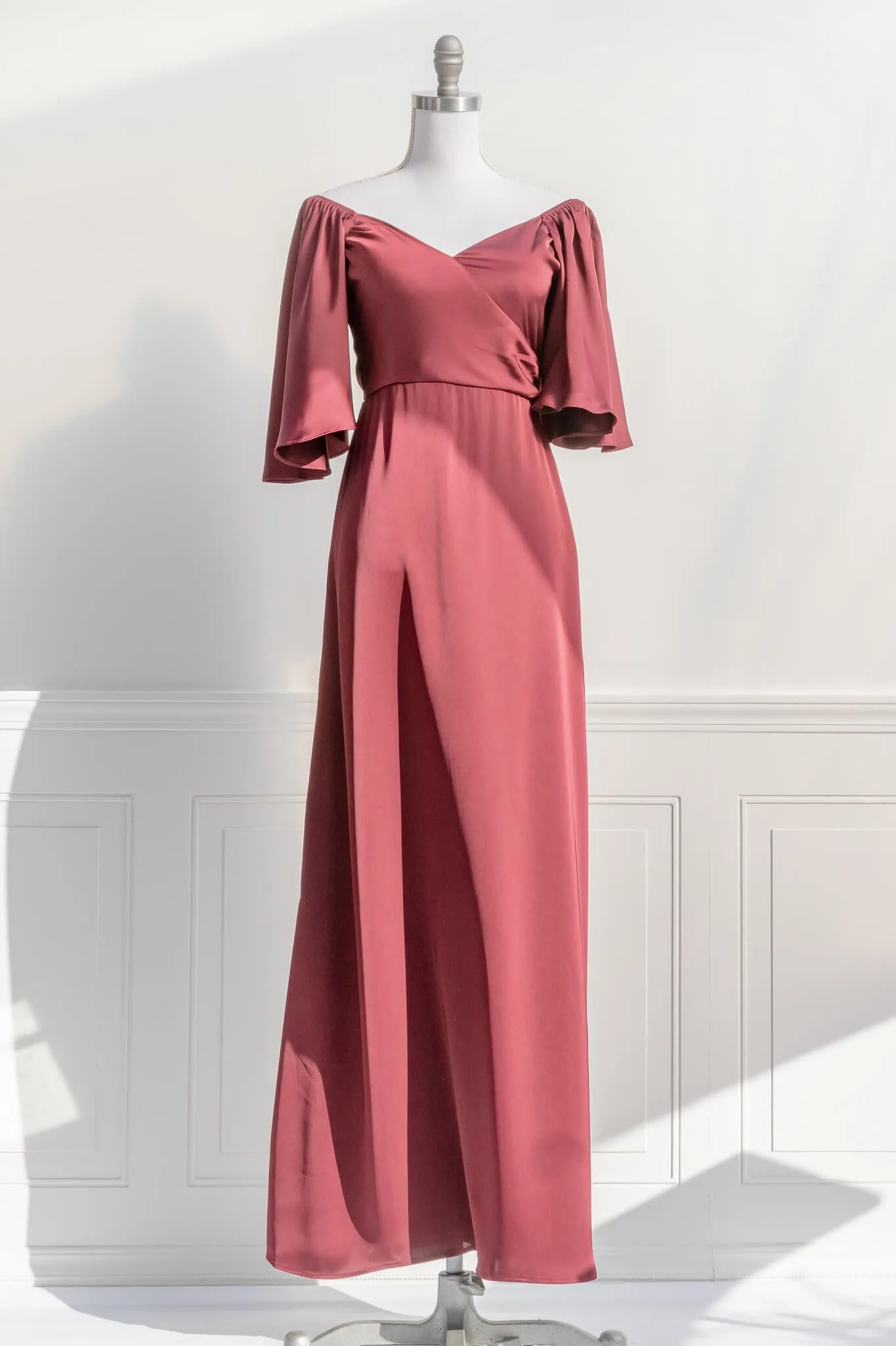 Artemis Satin Maxi Dress