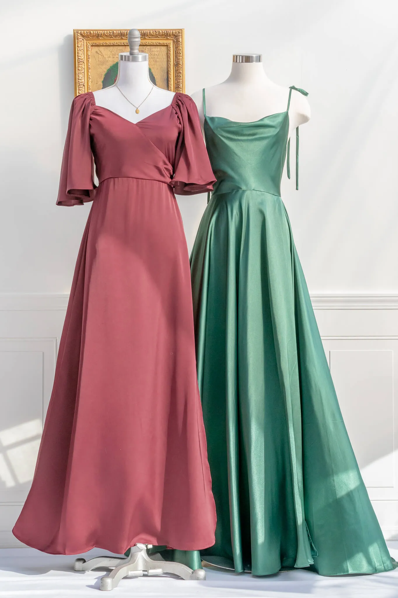 Artemis Satin Maxi Dress