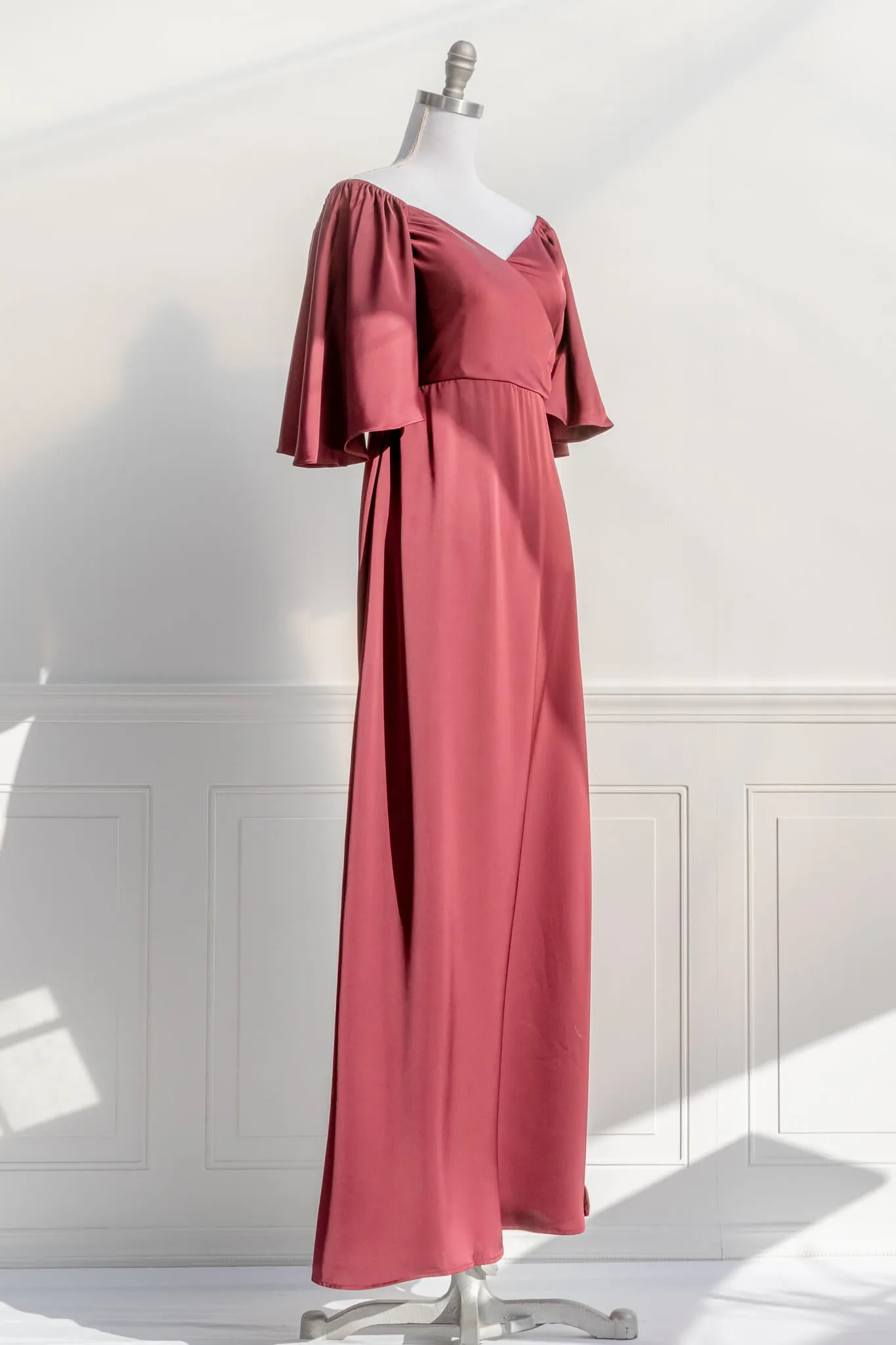 Artemis Satin Maxi Dress