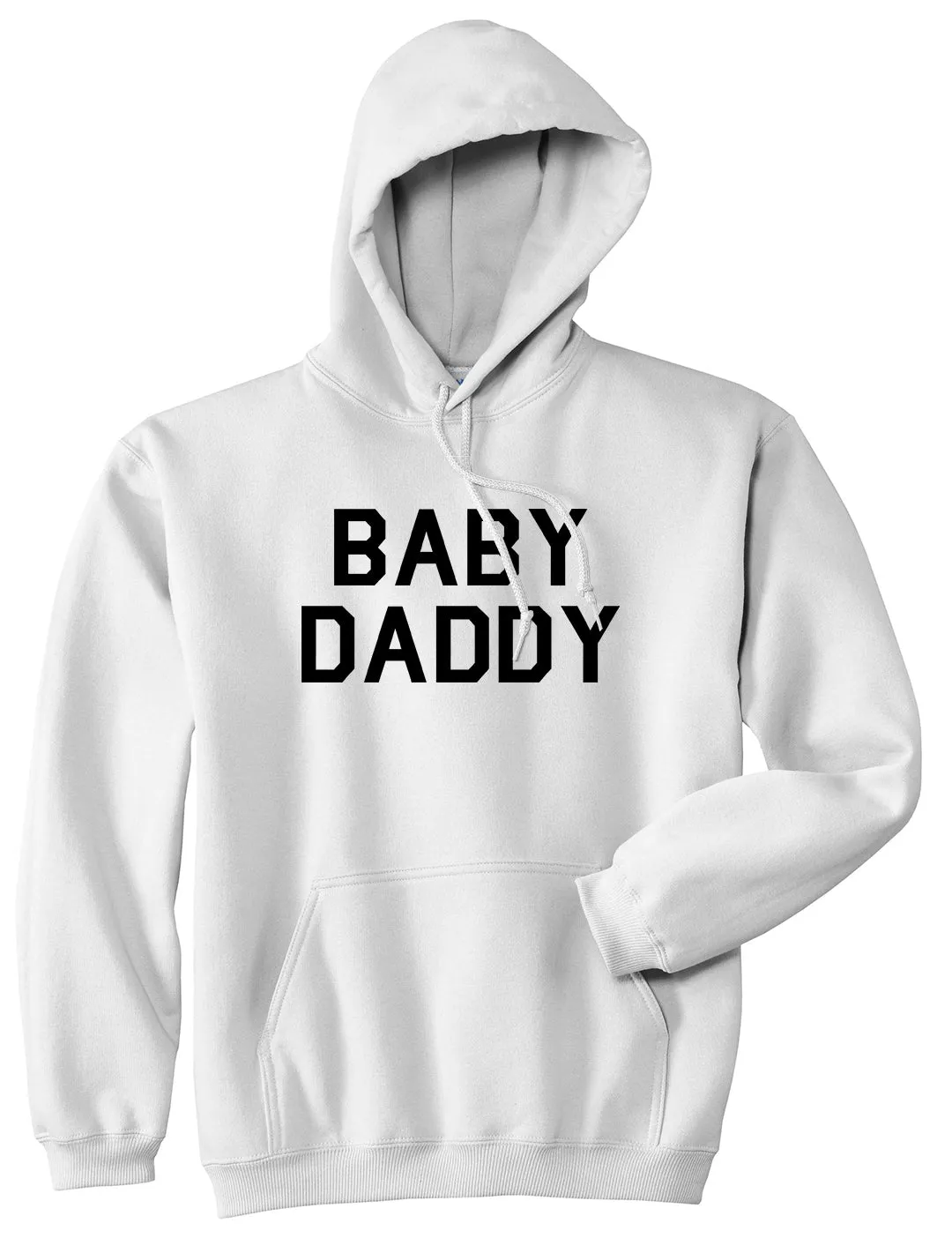 Baby Daddy Funny Fathers Day Mens Pullover Hoodie