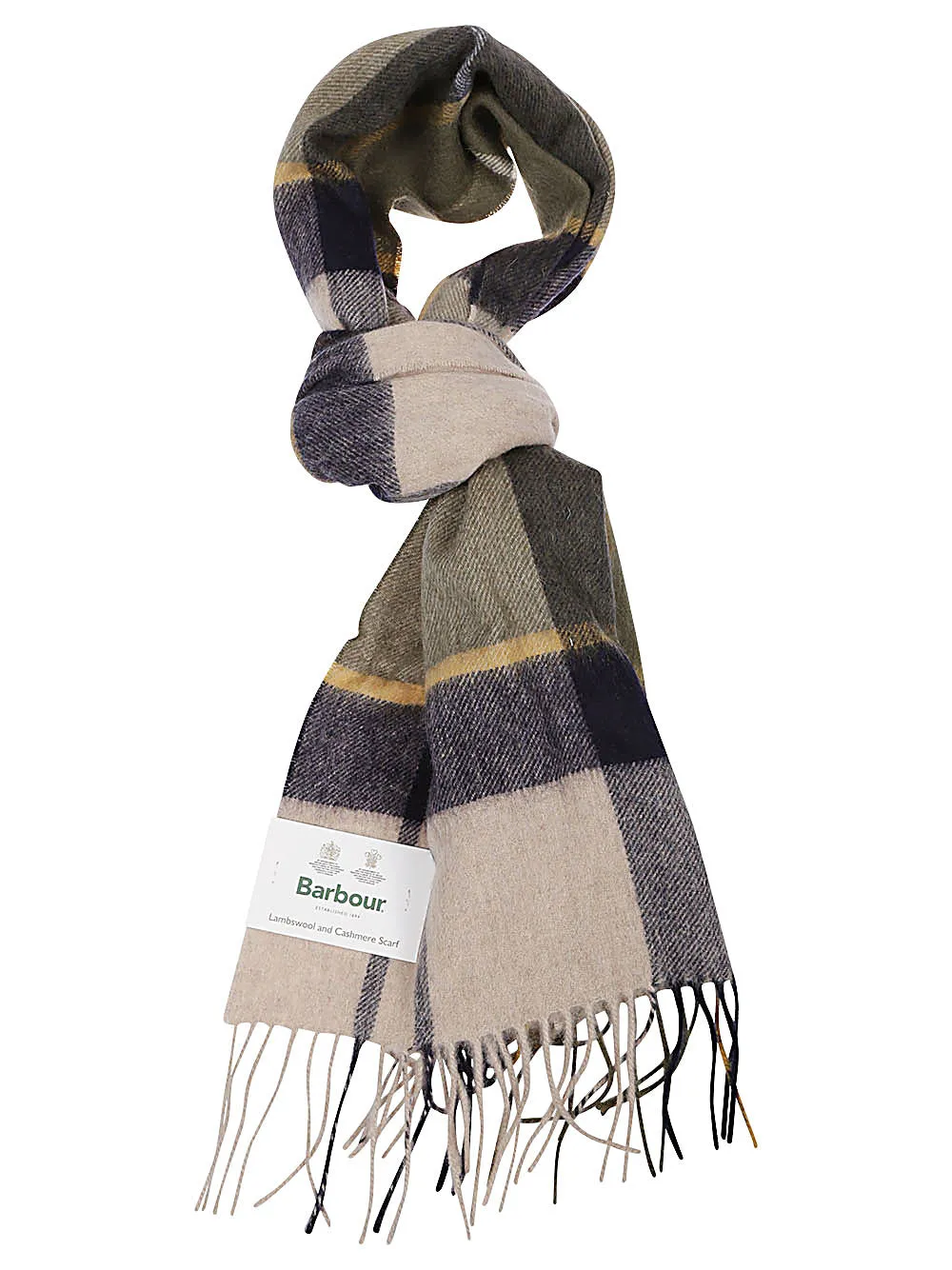 Barbour Scarfs Green