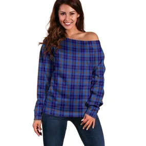 Bryson Tartan Off Shoulder Women Sweater