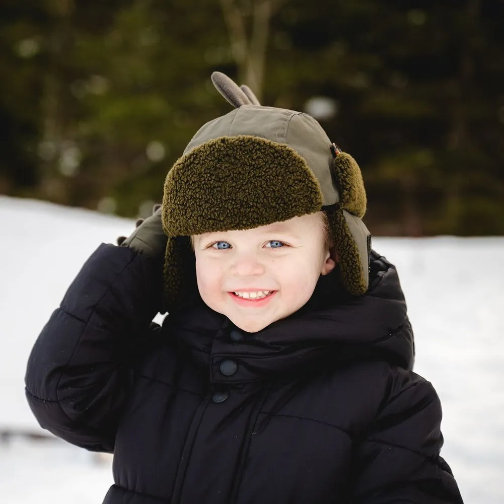 Calikids Dino Winter Aviator Hat