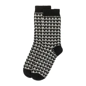 Cashmere Solid Hearts Bed Socks