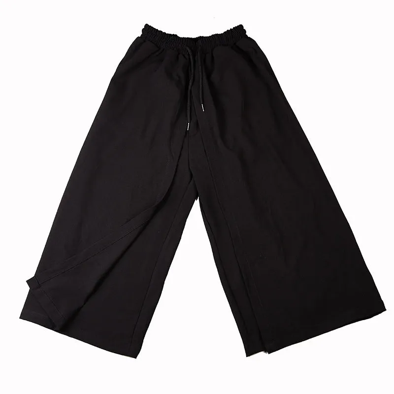 Casual Wide Leg Culottes