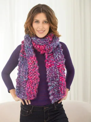 Color Block Scarf (Knit) - Version 4