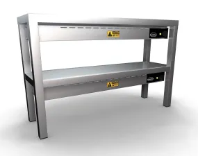 Combisteel Double Tier Ceramic Heated Overshelf 1000mm Wide 6 x 250W Elements - 7020.0730