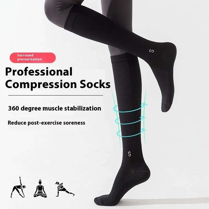 Compression Stockings Exercise Compression Calf Fitness Long Tube Yoga Socks