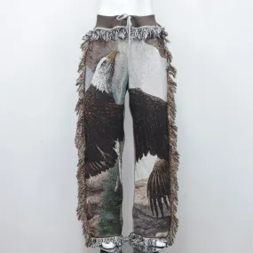 CR0049 Rework Tapestry Frayed Trousers