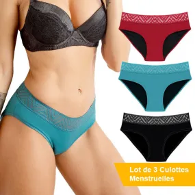 Culotte Menstruelle Modèle Linda pour Flux Abondants