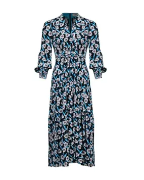 DVF Gil Floral Print Dress