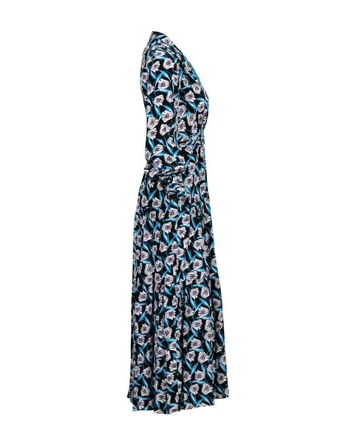 DVF Gil Floral Print Dress