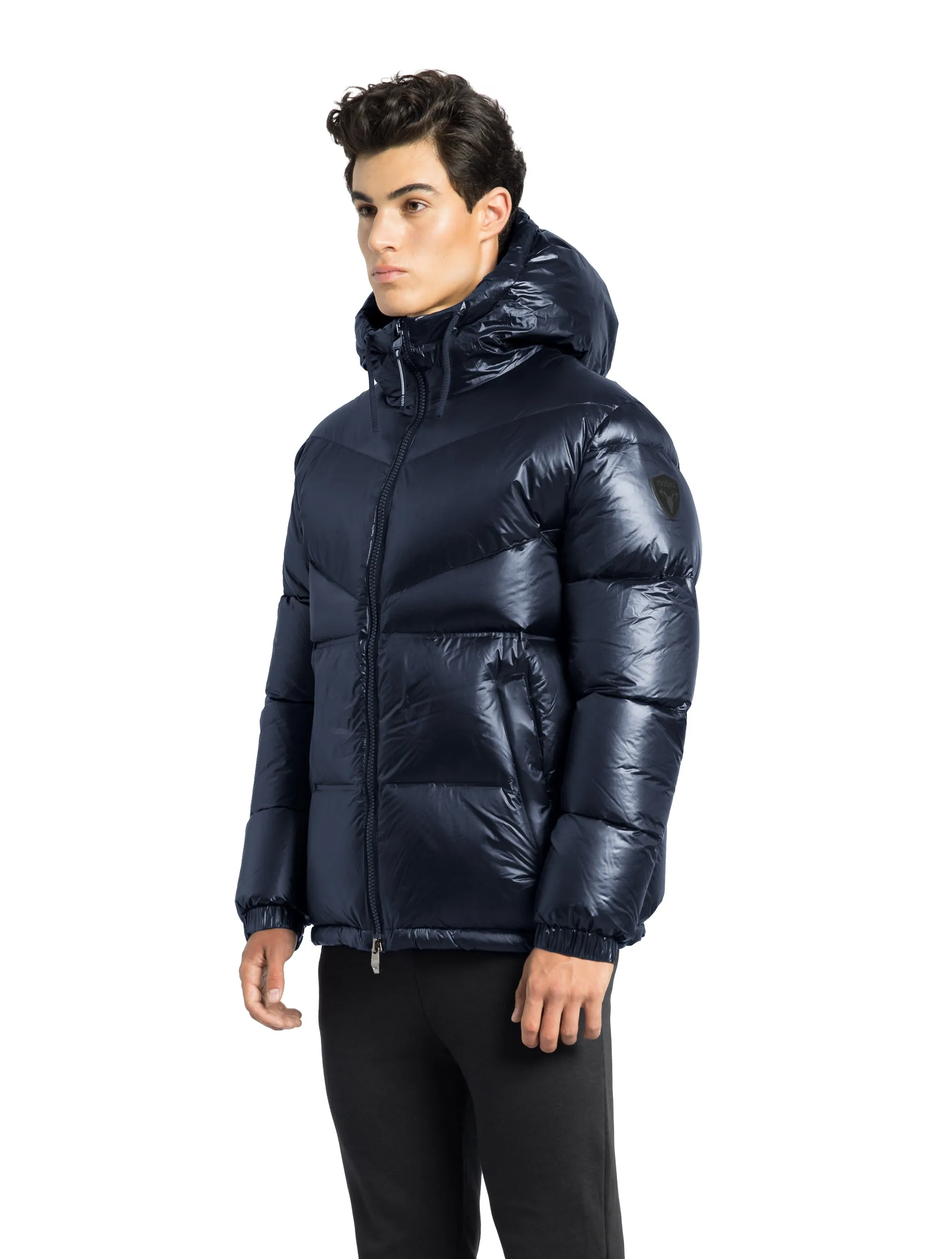 Dyna Men's Chevron Quilted Puffer Jacket