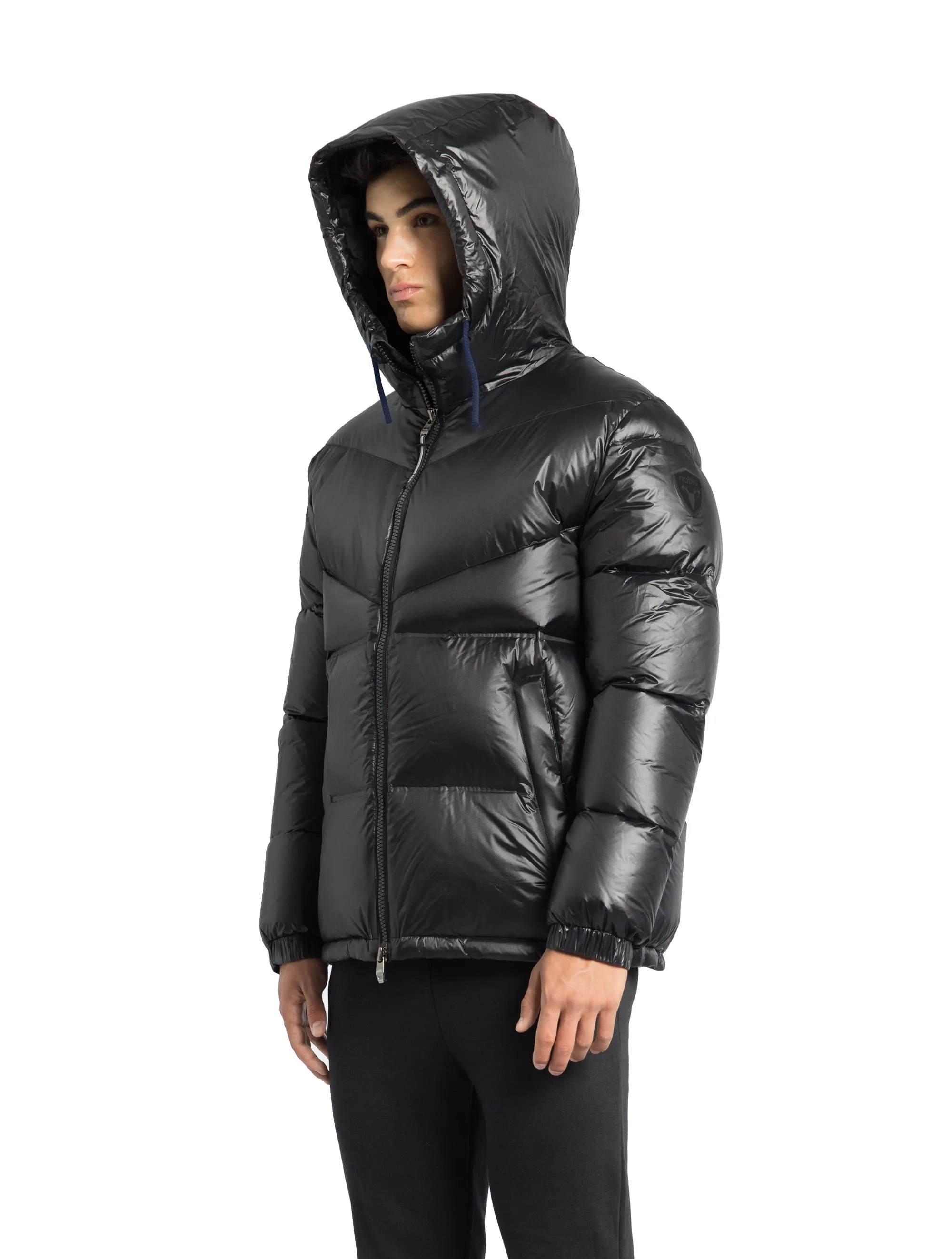 Dyna Men's Chevron Quilted Puffer Jacket