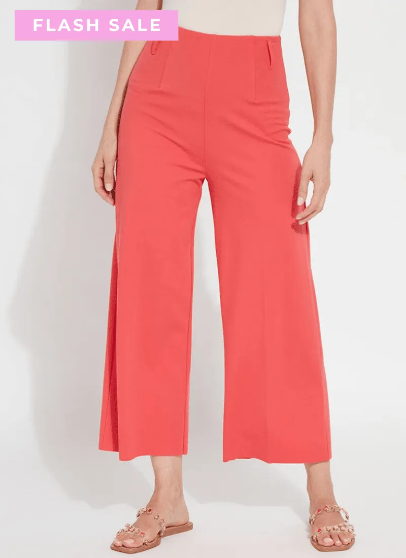 Ellis Culottes Ponte Crop (25" Inseam)