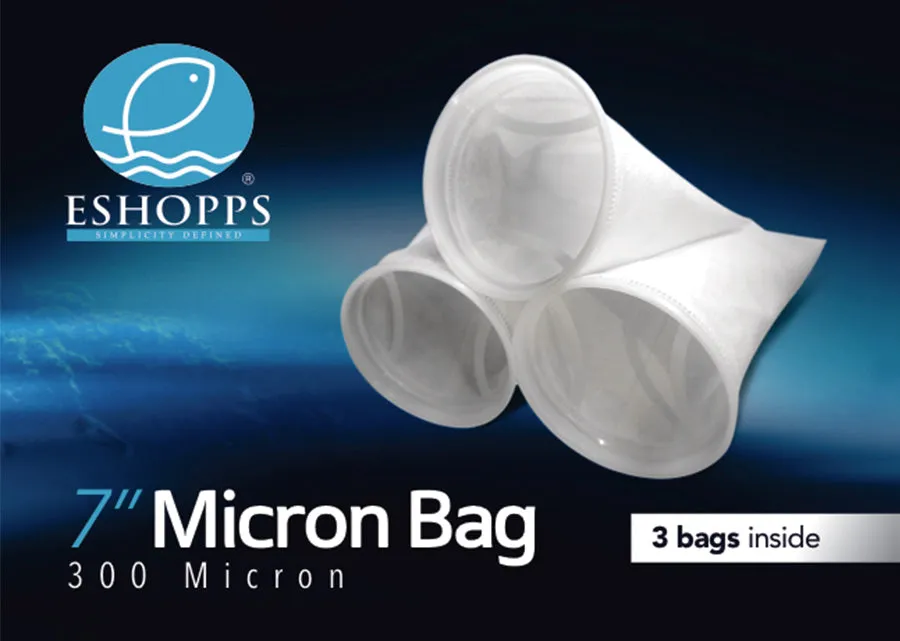 Eshopps 7 Inch Round 200 Micron Bag