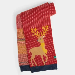 Fa La La Winter Knit Scarf - Red