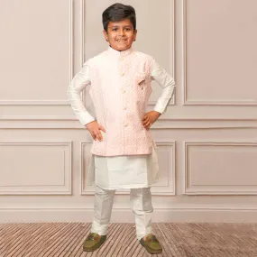 Floral Printed Boys Kurta Pajama