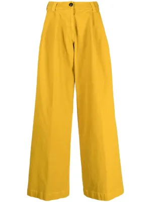 Gabriele Pasini Trousers Yellow