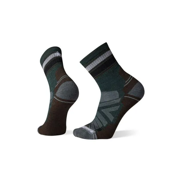 Hike Light Cushion Striped Mid Crew Socks