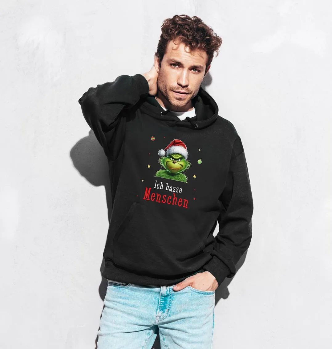 Hoodie - Grinch - Ich hasse Menschen (CS)