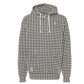 Houndstooth Pullover Hoodie – Signature Series Embroidered