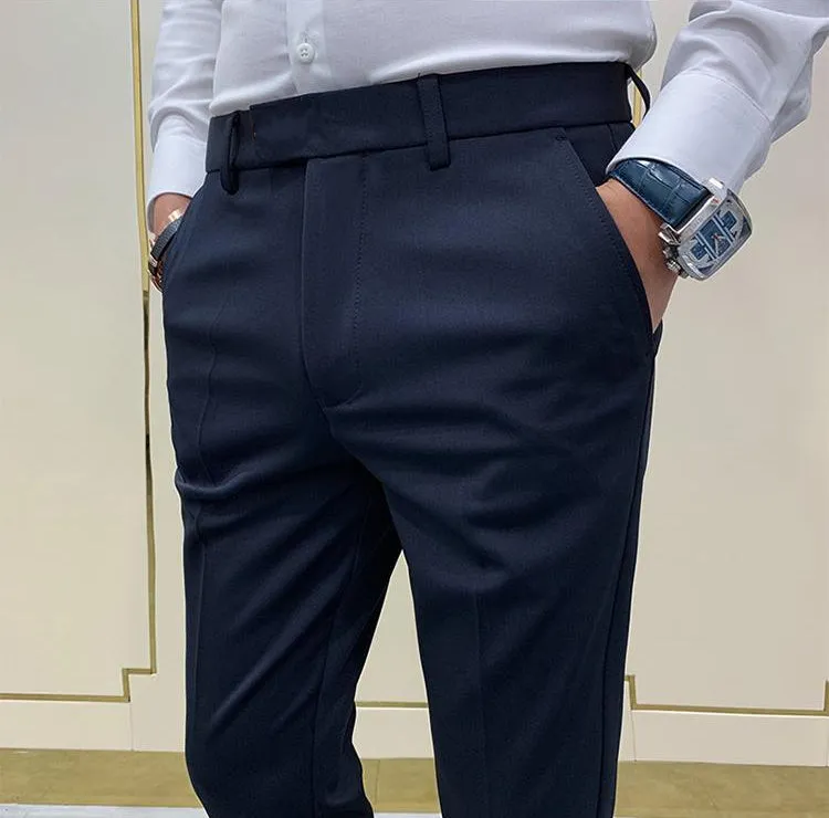 Italian Vega Royal Navy Trouser Slim Fit