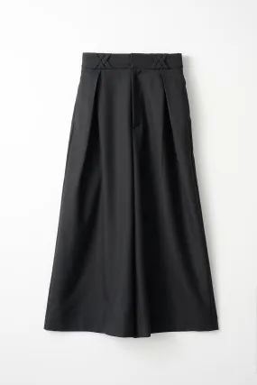 Ivy wool culottes (Black)