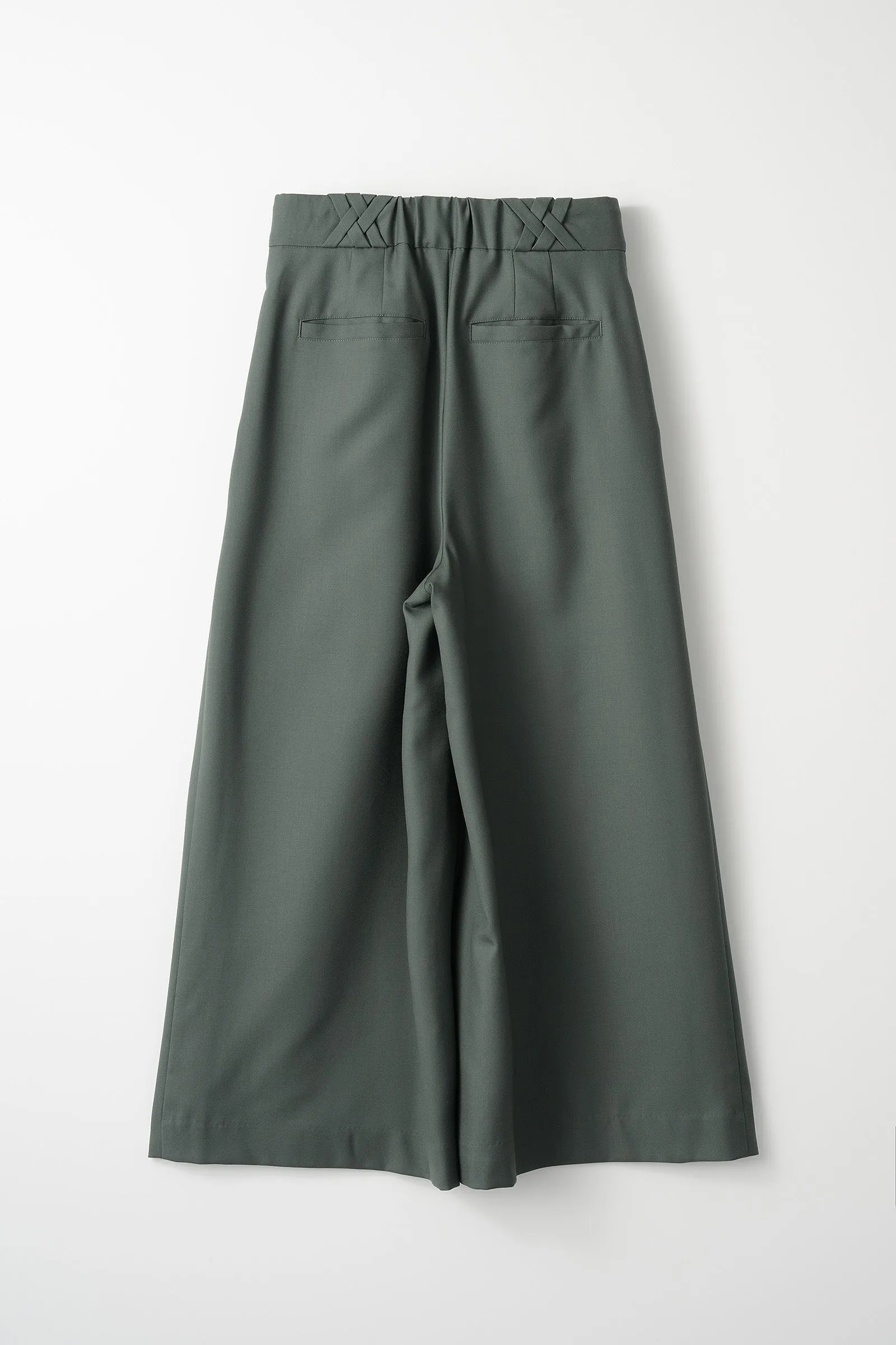 Ivy wool culottes (Khaki)