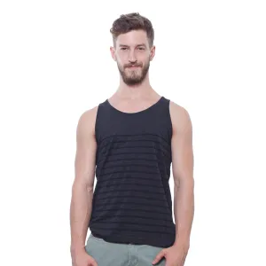 Izola Striped Tank Top - Charcoal