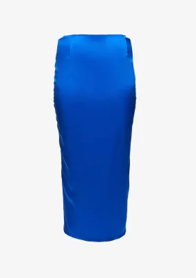 Julian Silk Midi Skirt