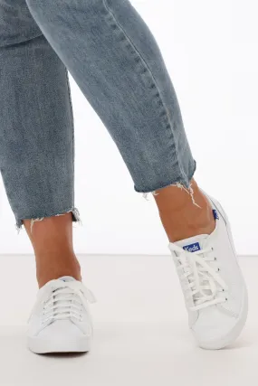 Keds Kickstart Retro Court Leather Sneaker White