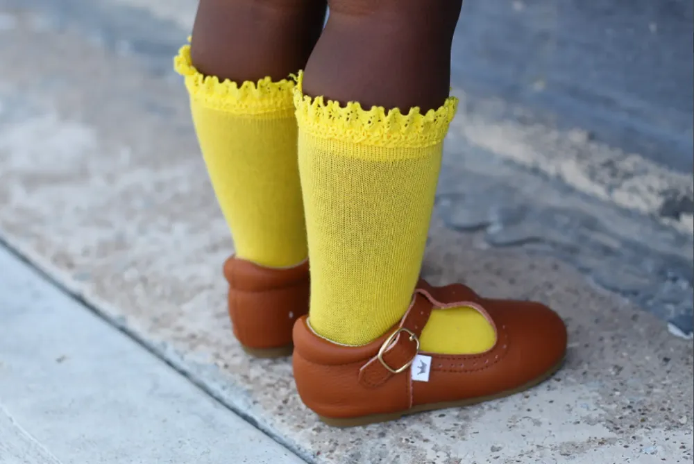 Little Stocking Co  | Laced Midi Socks 3 Pack ~ Picnic