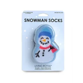 Living Royal Snowman Socks