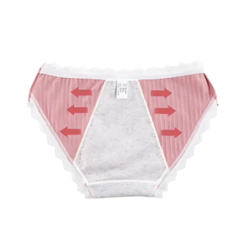 Lot 3 Culottes Menstruelles Modèle Miss pour Ados - Flux Légers