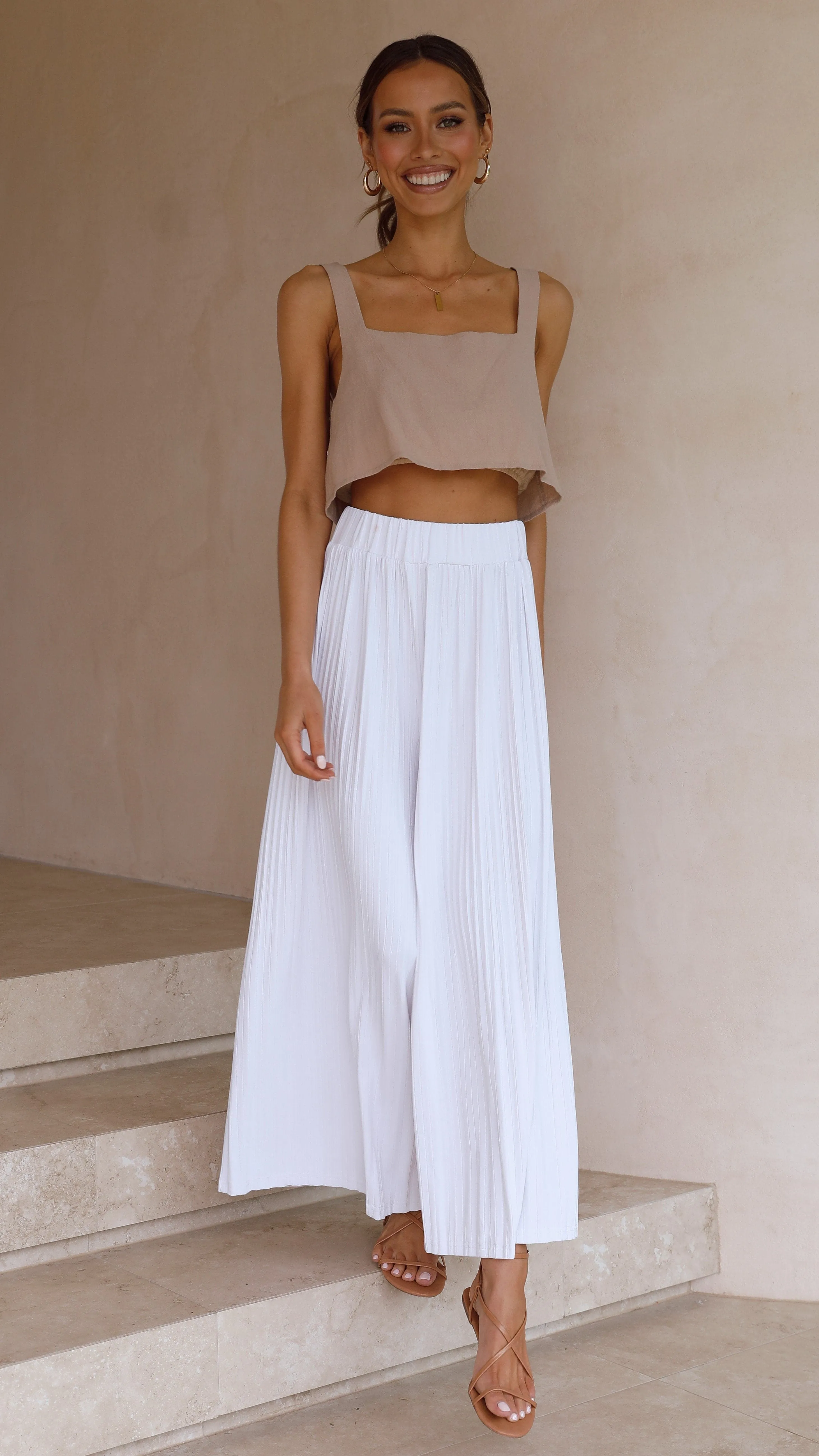 Loyal Heart Culottes - White