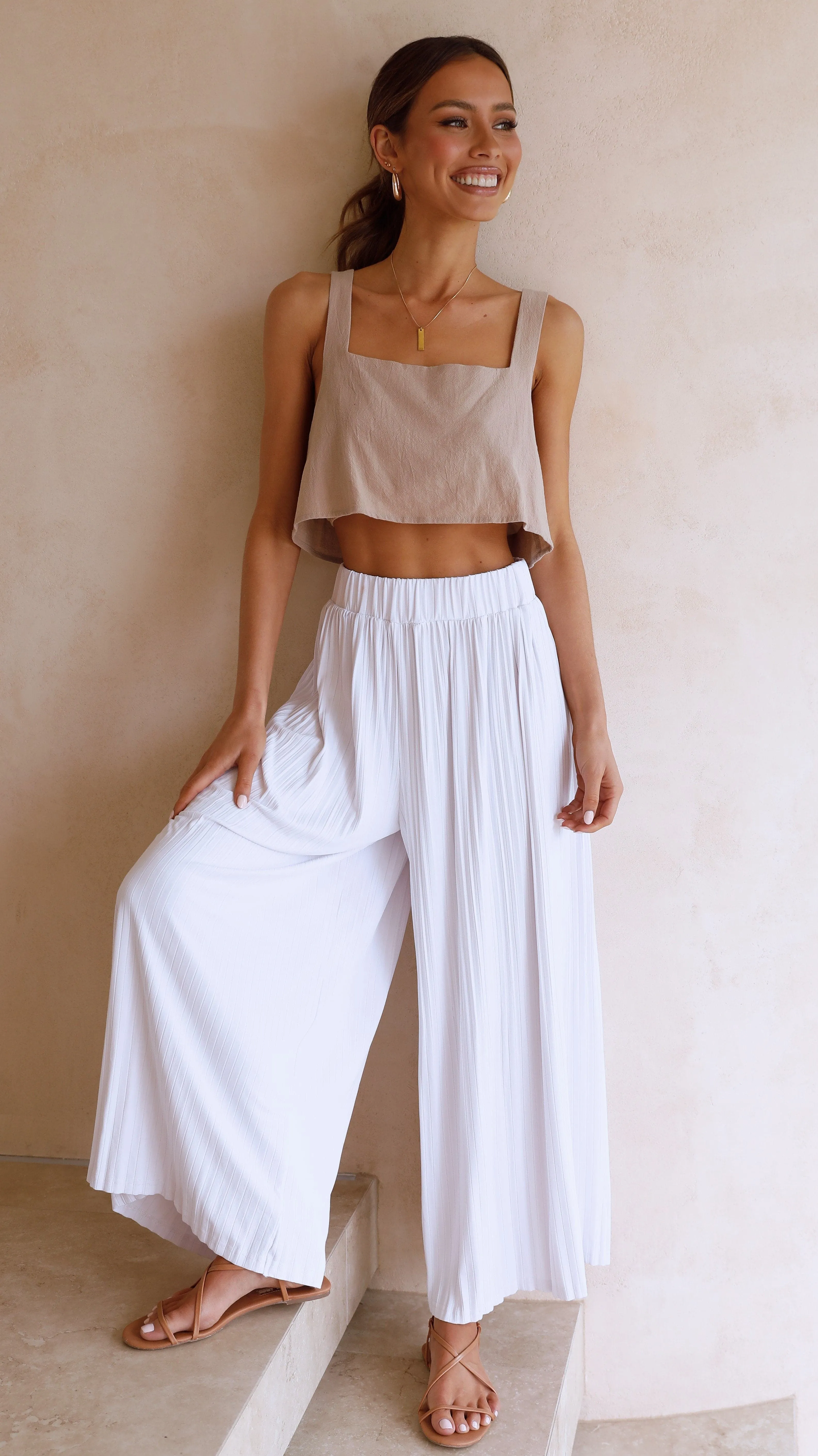 Loyal Heart Culottes - White