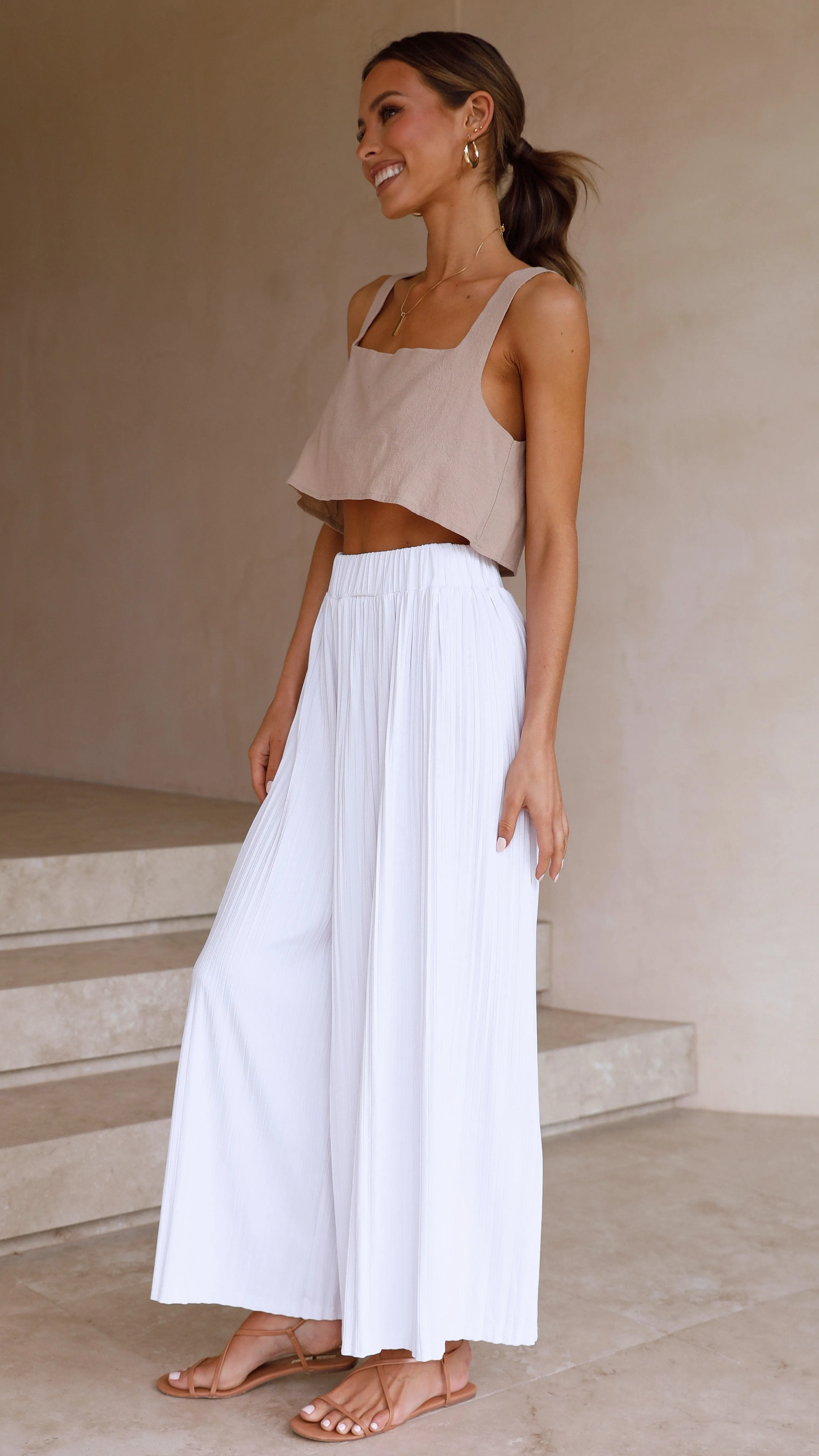 Loyal Heart Culottes - White