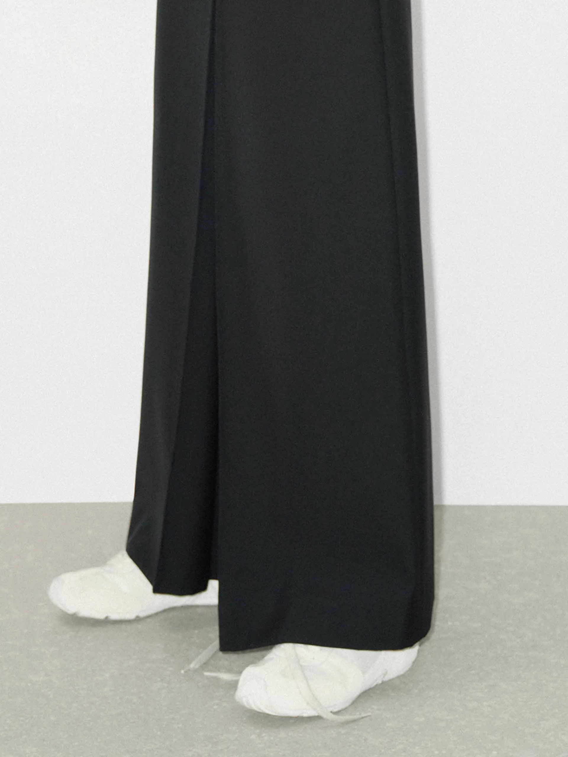 Maxi Wool Blend Skirt