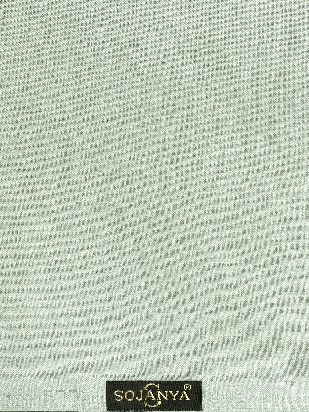 Men's Cotton Unstitched Shirt Fabric Pistachio Green 2 Metres - Sojanya