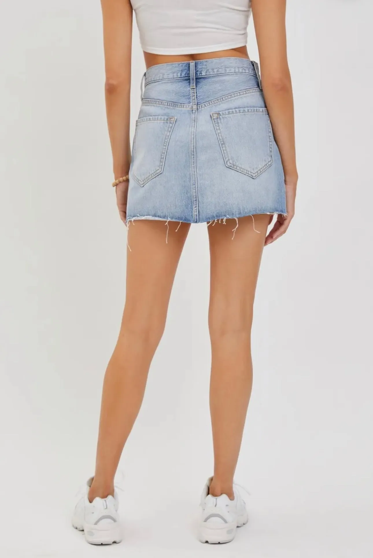 Midi Waisted Mini Skirt