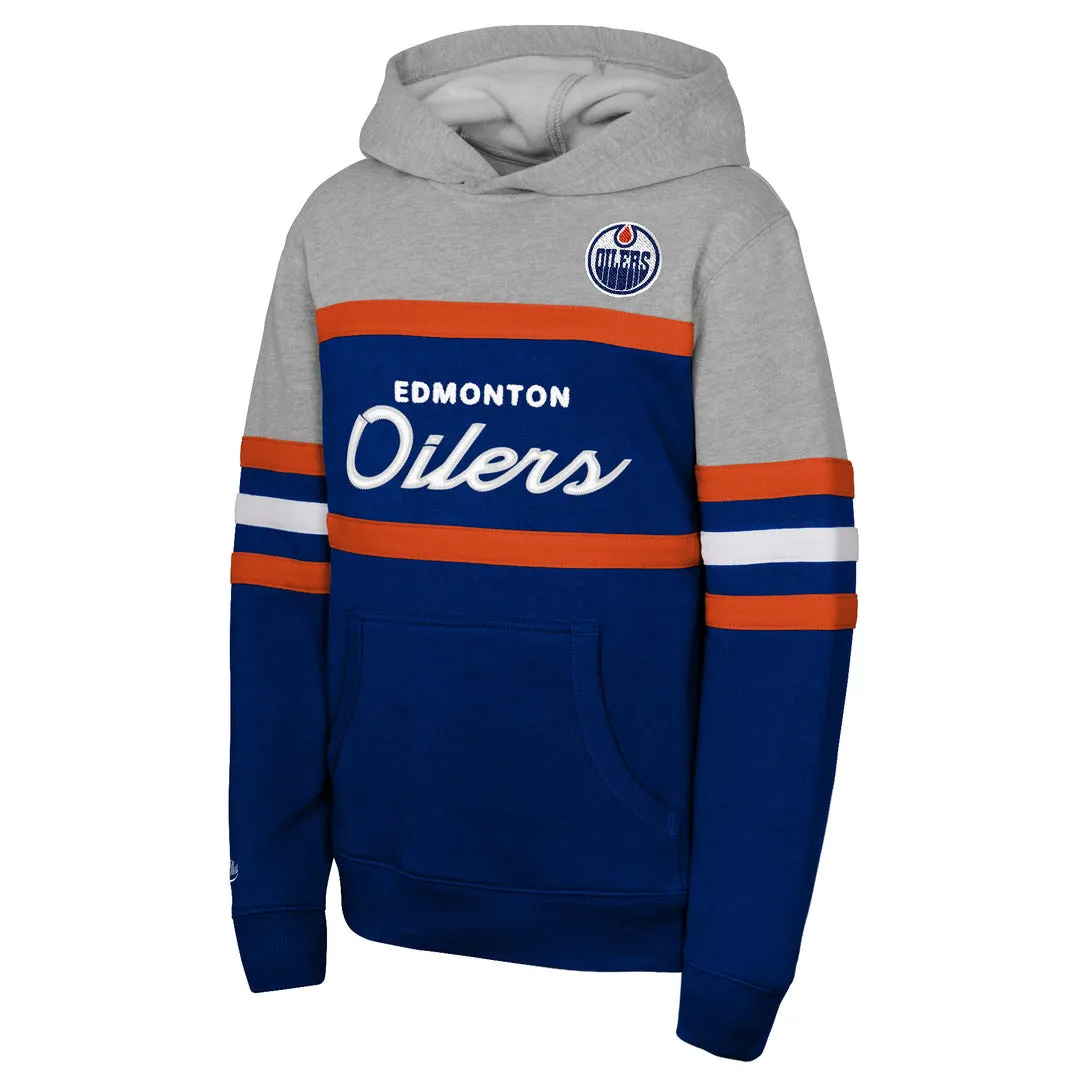 Mitchell & Ness Youth NHL Edmonton Oilers Head Coach Hoodie