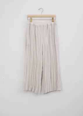 Parisa Creased Linen Culotte Trousers