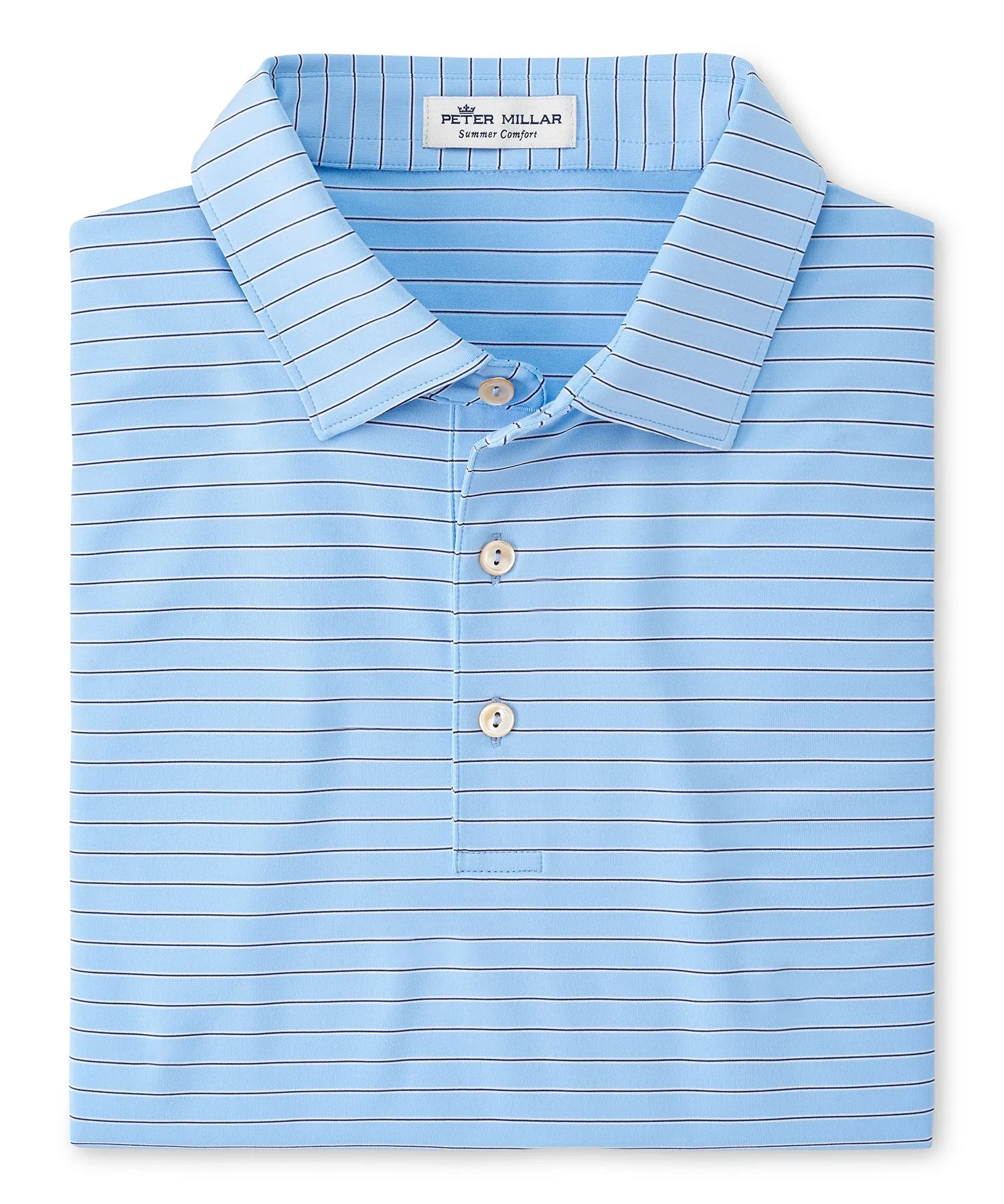 Peter Millar Drum Stripe Performance Polo Shirt