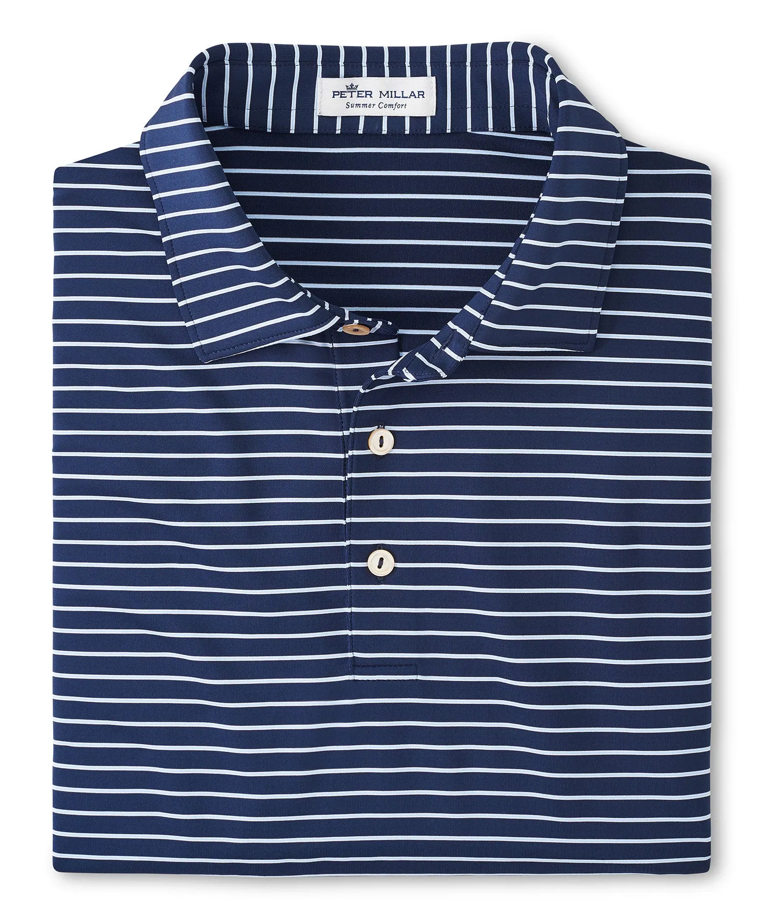 Peter Millar Drum Stripe Performance Polo Shirt