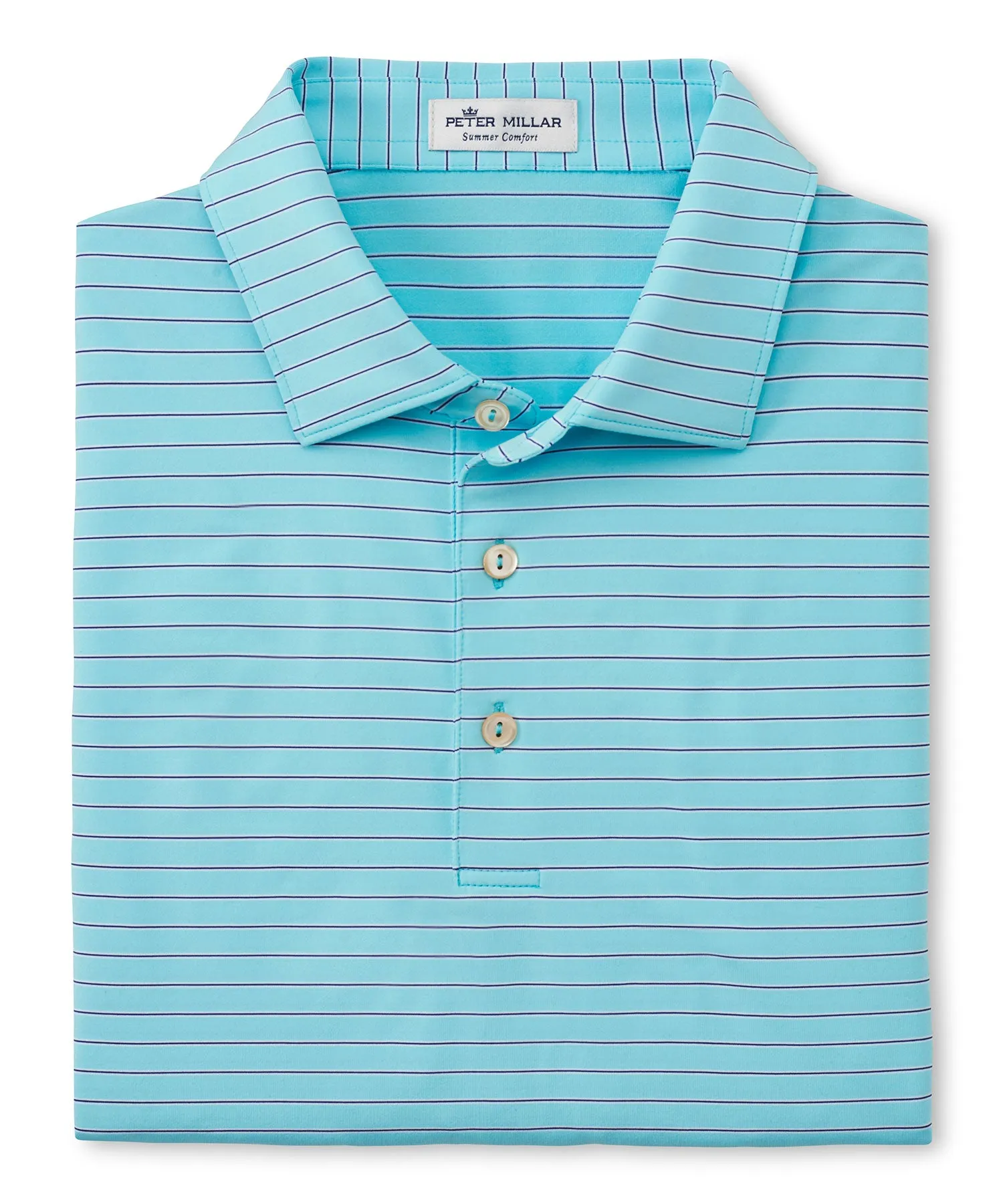 Peter Millar Drum Stripe Performance Polo Shirt