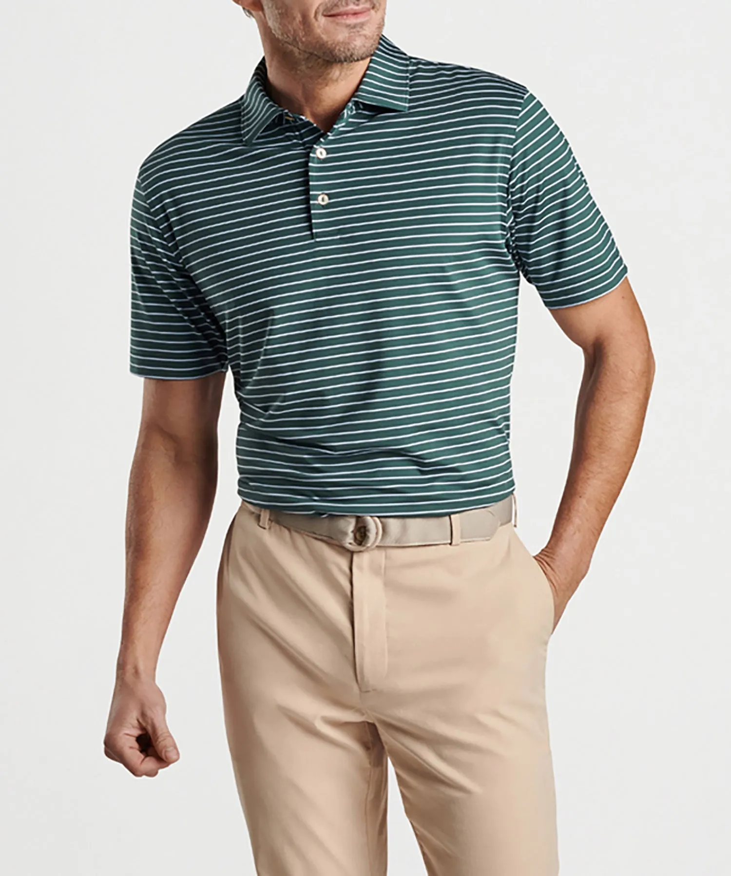 Peter Millar Drum Stripe Polo Shirt